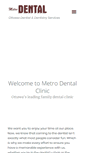 Mobile Screenshot of metrodentalclinic.com